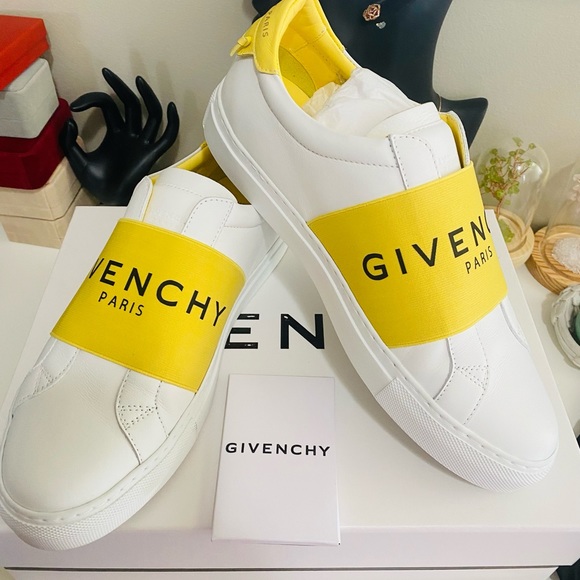 Givenchy Urban Street Sneaker White/Yellow - Picture 1 of 6